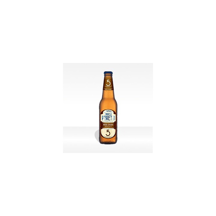 BIRRA PORETTI BOCK CHIARA 5 LUPPOLI - Formato 0,33 lt