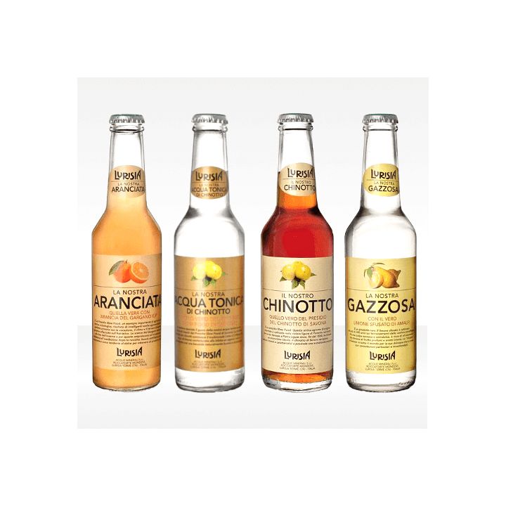 Bibite Lurisia tonica, chinotto, gazzosa e aranciata, vendita online
