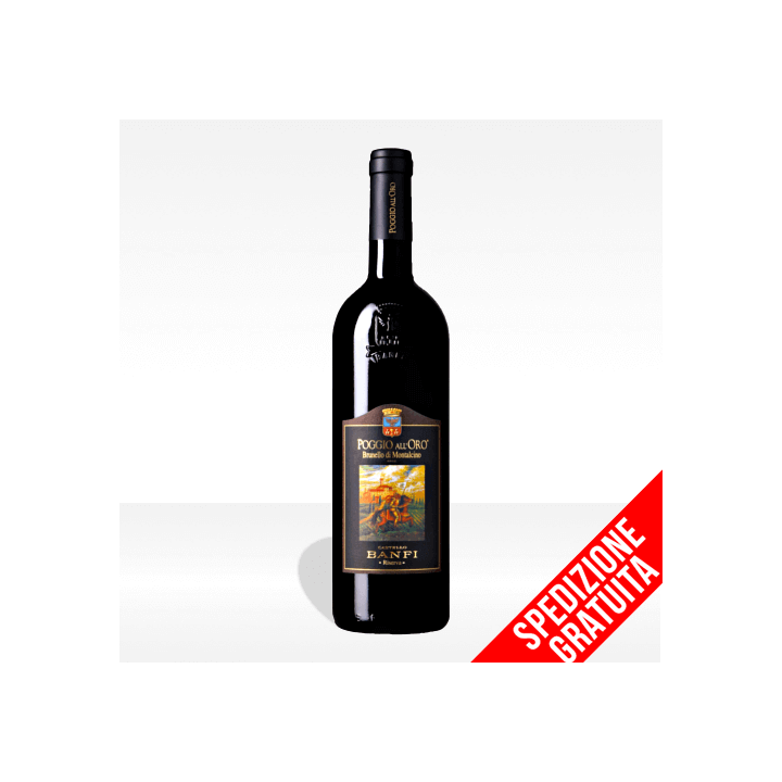 Brunello di Montalcino DOCG "Poggio all'Oro" di Castello Banfi, vendita online spedizione gratuita