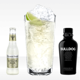 London Mule con fevertree ginger beer e bulldog gin