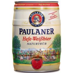 Fusto Birra Paulaner Hefe Weiss 5 litri