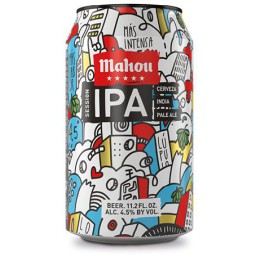 Mahou 5 Estrellas Session IPA lattina