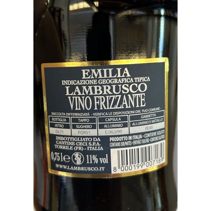 'Otello 200' lambrusco Emilia IGT - Cantine Ceci
