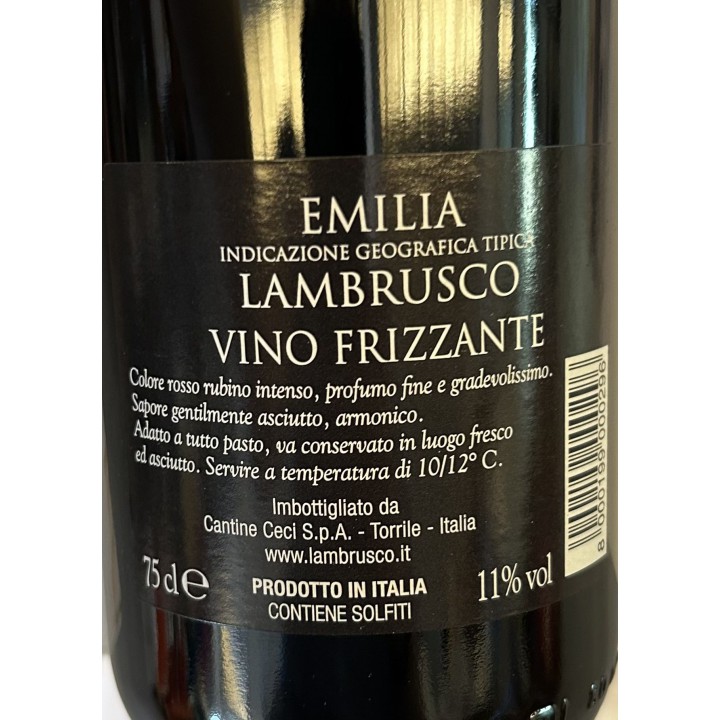 'Giuseppe Verdi' Emilia IGT lambrusco secco  075- Cantine Ceci
