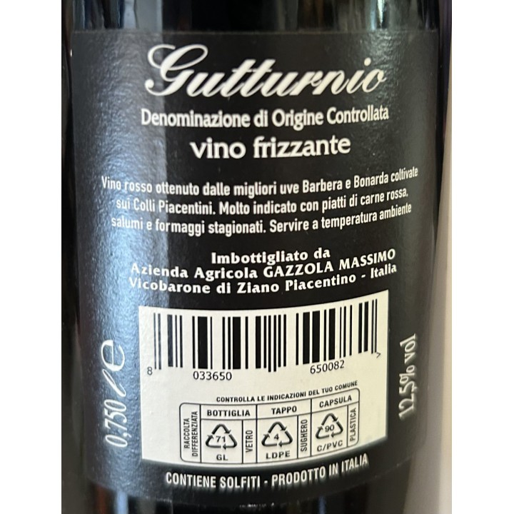 Gutturnio - Azienda Agricola Massimo Gazzola