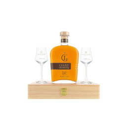 Grappa di Chardonnay 'Giare' - confezione regalo con due bicchieri - Marzadro