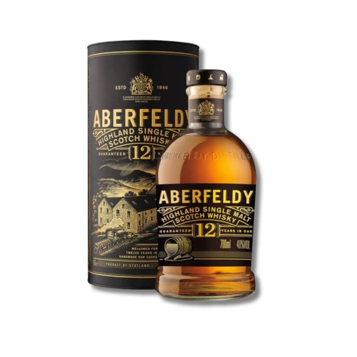 Aberfeldly Highland Single Malt Scotch Whisky - 12 anni -